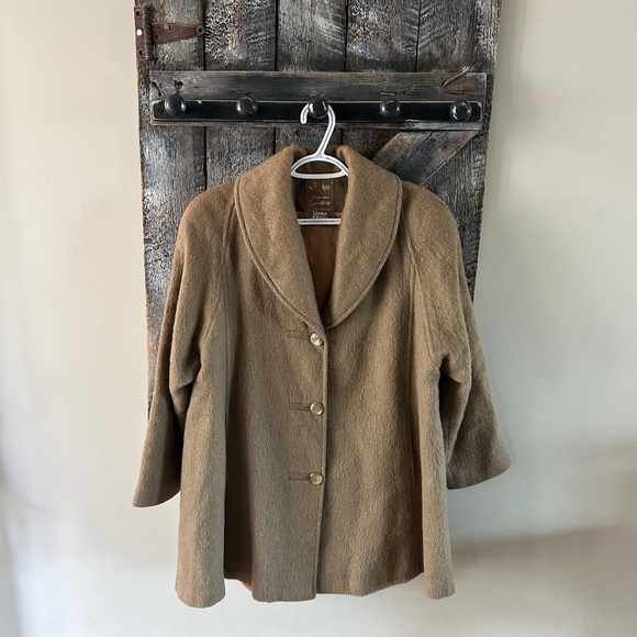 Women's Vintage Vachillino Llama Alpaka Lined Jacket - Picture 1 of 3